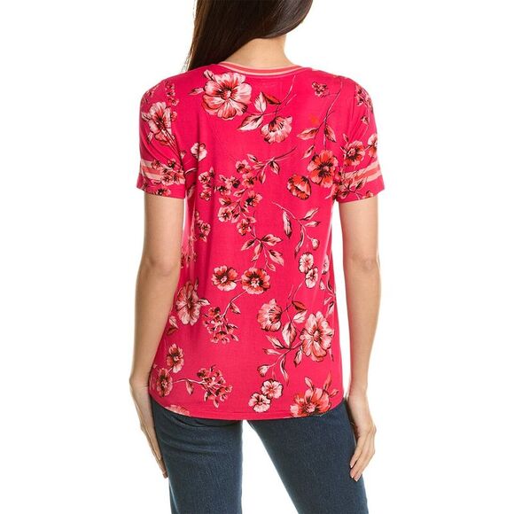 Johnny Was Misty Fall Favorite V-Neck T-Shirt - Picture 2 of 3